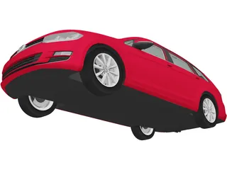 Volkswagen Golf Variant (2014) 3D Model