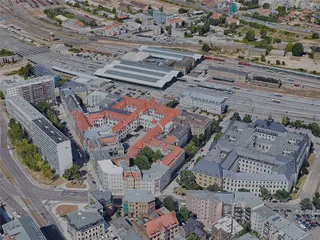 Halle (Saale) City, Germany (2022) 3D Model
