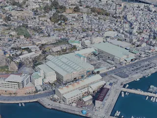 Nagasaki City, Japan (2023) 3D Model