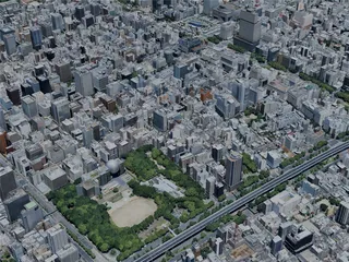 Nagoya City, Japan (2024) 3D Model