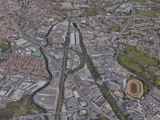Wolverhampton City, UK (2022) 3D Model