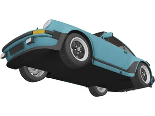 Porsche 911 [930] Turbo (1975) 3D Model