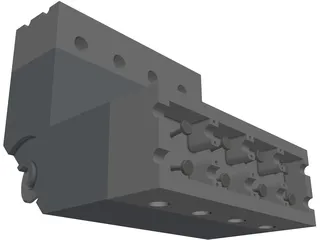 V8 Engine 3D Model