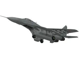 MiG-29A 3D Model