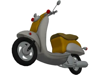 Scooter Vespa 3D Model