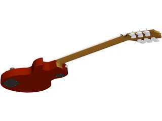 Gibson Electric Guitar Les Paul 3D Model