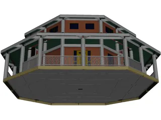 Modular House 3D Model