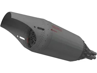 UB-32-M57-Helo Rocket Pod 3D Model