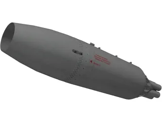 UB-16-M57-UM Rocket Pod 3D Model
