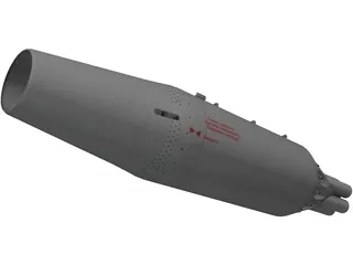 UB-16-M57-UMP Rocket Pod 3D Model