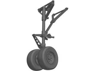 Landing Gear Nose 3D Model