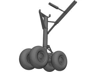 Landing Gear Nose TriStar 3D Model