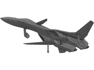 Sukhoi Su-47 Berkut 3D Model