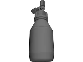 GL45 Media Bottle 3D Model