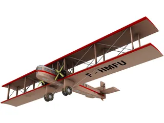 Farman F.60 Goliath 3D Model