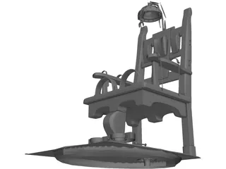 Electric Chair 3D Model