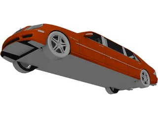 Mercedes-Benz S-class Limousine 3D Model