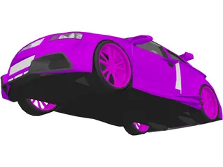 Audi A3 [Tuned] 3D Model