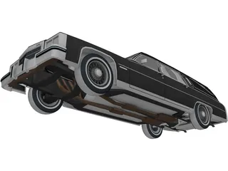 Cadillac Hearse 3D Model