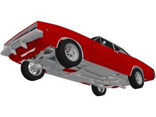 Dodge Charger (1968) 3D Model