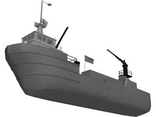 SeaWolf D3C 3D Model