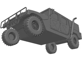 Hummer M242 HMMWV 3D Model