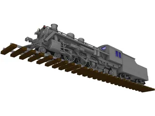 Steamlocomotive 3D Model