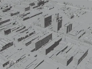 Augusta City, GA, USA (2024) 3D Model
