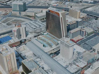 Las Vegas City, Downtown, USA (2024) 3D Model