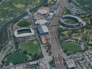 Melbourne City, Australia (2023) 3D Model