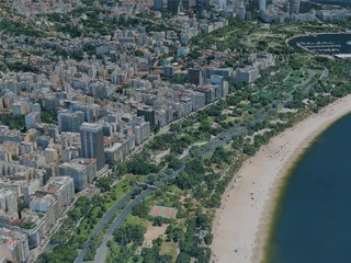 Rio de Janeiro City, Brazil (2024) 3D Model