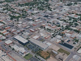 Wichita City, KS, USA (2024) 3D Model