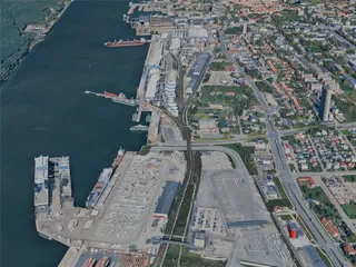 Klaipeda City, Lithuania (2024) 3D Model