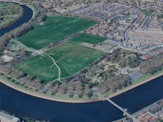 Nottingham City, UK (2025) 3D Model