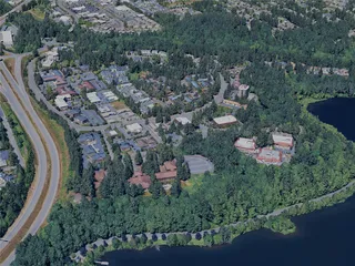 Olympia City, WA, USA (2024) 3D Model
