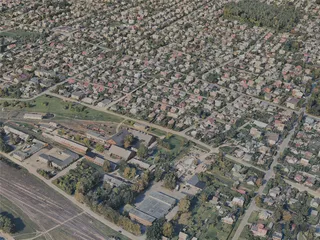 Panevezys City, Lithuania (2023) 3D Model