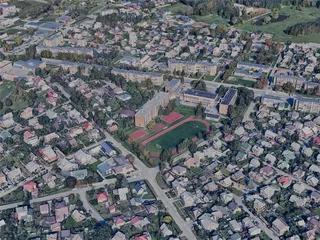 Siauliai City, Lithuania (2023) 3D Model