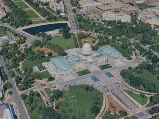 Washington City, DC, USA (2024) 3D Model