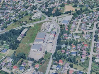 Debica City, Poland (2024) 3D Model