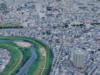 Fukui City, Japan (2025) 3D Model