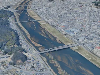 Fukuyama City, Japan (2025) 3D Model