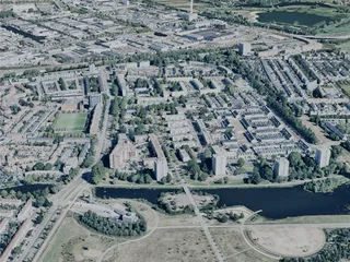 Haarlem City, Netherlands (2024) 3D Model