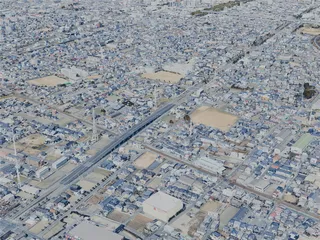 Himeji City, Japan (2025) 3D Model
