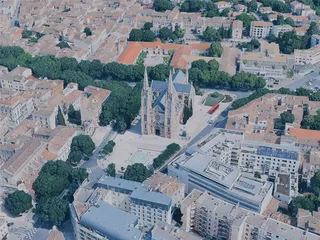 Nimes City, France (2024) 3D Model
