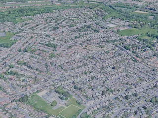 Preston City, UK (2024) 3D Model