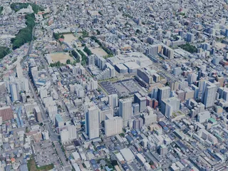 Sendai City, Japan (2025) 3D Model