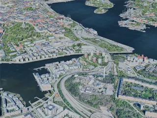Stockholm City, Sweden (2024) 3D Model