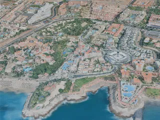 Adeje City, Spain (2025) 3D Model preview