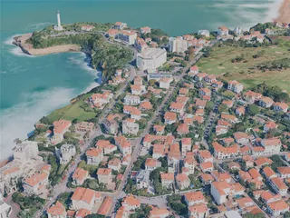 Biarritz City, France (2025) 3D Model preview