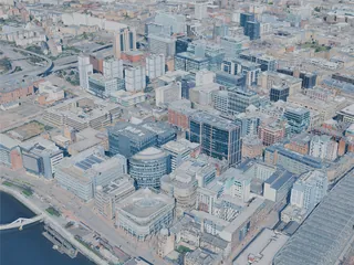 Glasgow City, UK (2025) 3D Model preview